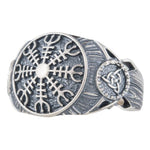 Anel aegishjalmur prata esterlina 5 (49,32 mm)
