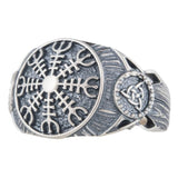 Anel aegishjalmur prata esterlina 5 (49,32 mm)