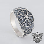 Anel aegishjalmur prata esterlina 5 (49,32 mm)