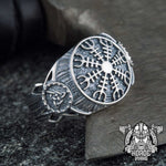 Anel aegishjalmur prata esterlina 5 (49,32 mm)