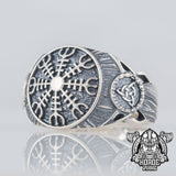 Anel aegishjalmur prata esterlina 5 (49,32 mm)