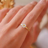 Anel anti-stress flor