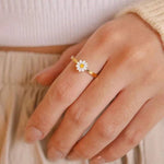 Anel anti-stress flor