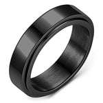 Anel anti-stress spinner 6 (51,9 mm) / preto