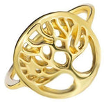 Anel árvore da vida ouro amarelo valor por defeito título