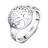 Anel árvore da vida prata 47,2 mm