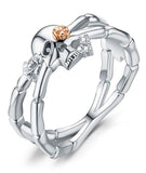 Anel biker feminino