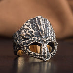 Anel capacete de guerra em bronze 5 (49,32 mm)