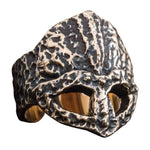 Anel capacete de guerra em bronze