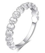 Anel caveira artística 52 mm / branco