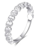 Anel caveira artística 52 mm / branco