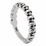 Anel caveira artística 52 mm / preto