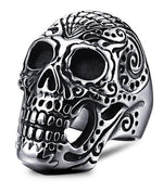 Anel caveira dia de los muertos 57 mm