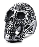 Anel caveira dia de los muertos 57 mm
