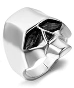 Anel caveira geométrica 54 mm