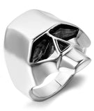 Anel caveira geométrica 54 mm