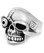 Anel caveira olho cibernético 54 mm