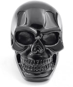Anel caveira preto 54 mm