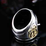 Anel caveira route 66
