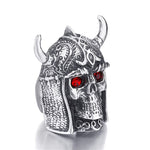 Anel caveira viking 8 (57 mm)