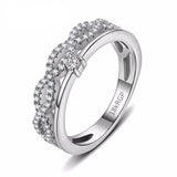 Anel coroa moderno prata / 6 (51,9 mm)