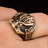 Anel de bronze odin 5 (49,32 mm)