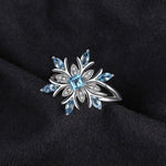 Anel de flor de casamento