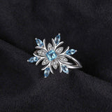 Anel de flor de casamento