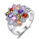 Anel de flor luxuoso 51,9 mm