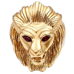 Anel de leão dourado título por defeito