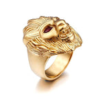 Anel de leão dourado título por defeito