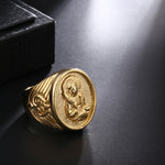 Anel de ouro nossa senhora 56 mm