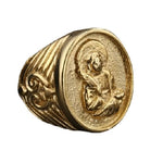 Anel de ouro nossa senhora