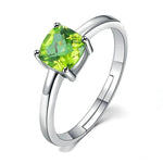 Anel de peridoto elegante valor por defeito título