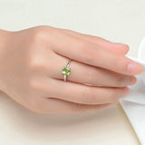 Anel de peridoto elegante valor por defeito título