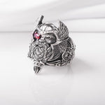 Anel de prata de odin 5 (49,32 mm)