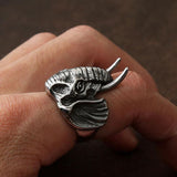 Anel de sinete elefante