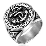 Anel de sinete de marinheiro 7 (54,4 mm) / prata