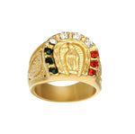Anel de sinete virgem maria 56 mm