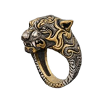 Anel de tigre vintage 54 mm