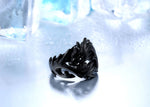 Anel dragão preto