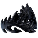 Anel dragão preto