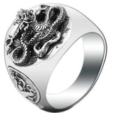 Anel dragão vintage 59,5 mm