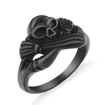 Anel esqueleto 54 mm / preto