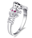 Anel feminino caveira 54 mm