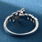 Anel feminino caveira