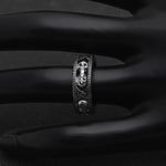 Anel feminino caveira simples