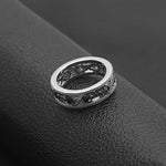 Anel feminino caveira simples