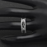 Anel feminino caveira simples