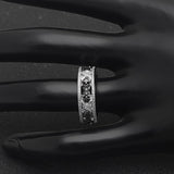 Anel feminino caveira simples